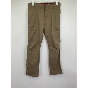 Wrangler Mens Khaki Cargo Pants Size 34x30 Nylon/Elastane